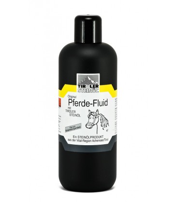 PFERDE FLUID (Tiroler Steinöl) PRO KONĚ s kamenným olejem: 500 ml